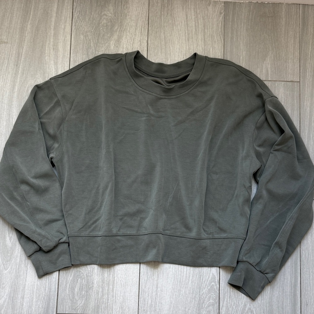 Lululemon Ribbed Softstreme Perfectly Oversized Cropped Crew 6